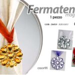 RACCOGLITENDA FERMA REGGI TENDA MAGNETICO CLASSICO MODERNO COLOR ASSORTITO