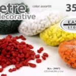 PIETRE DECORATIVE CIOTTOLI PANTE VASI CENTROTAVOLA DECOUPAGE COLOR ASSOR 350 gr