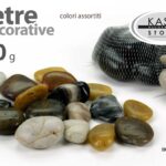 PIETRE SASSI CIOTTOLI PIANTE VASI CENTROTAVOLA DECOUPAGE DECORATIVI ASS 500 GR