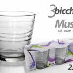SET 3 BICCHIERI DA TAVOLA ACQUA VINO ROSSO BIANCO TRIS ELEGANT TONDO 256 ML