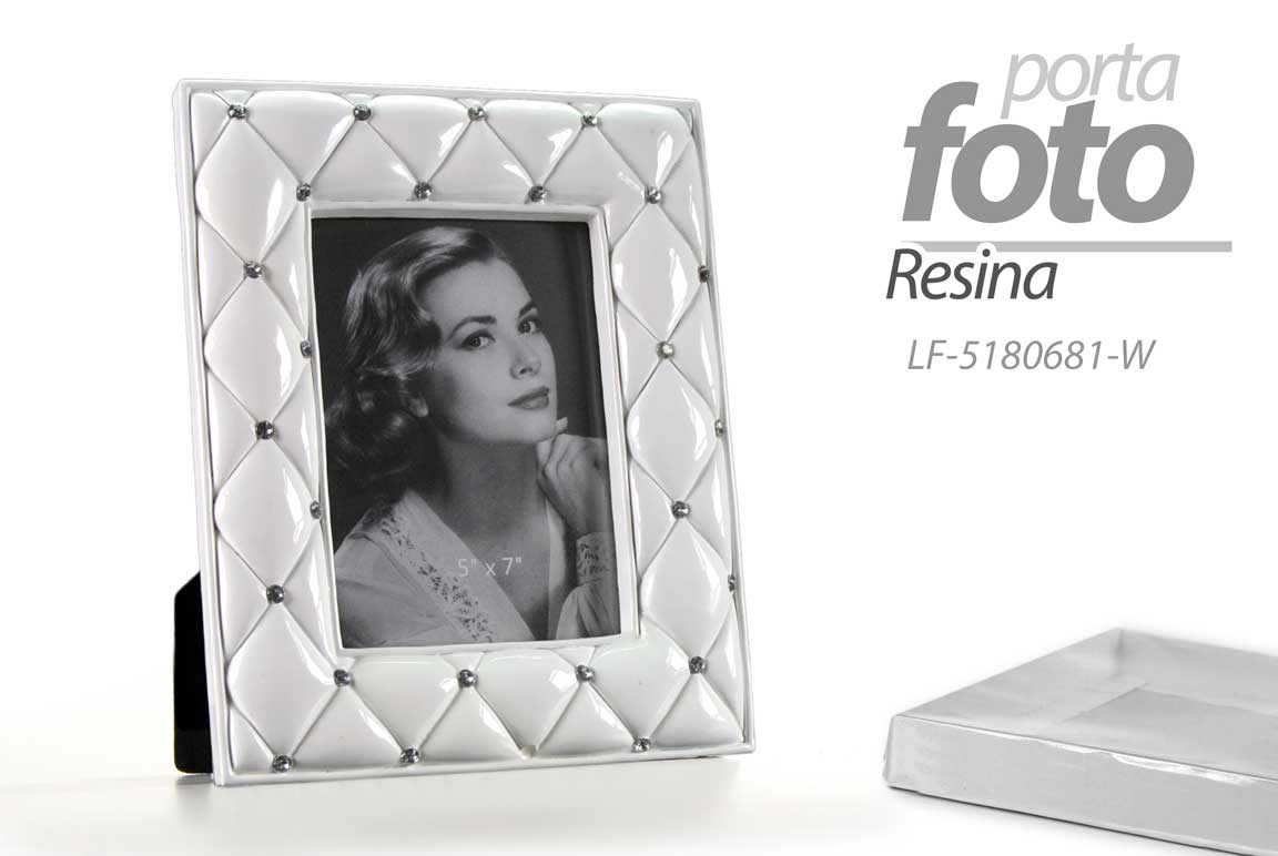 8025569475375 CORNICE PORTA FOTO 13*18 CM IN RESINA STILE CLASSICO MODERNO DA TAVOLO L29 - immagine 1