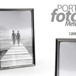 CORNICE PORTAFOTO DA TAVOLO FOTO MODERNO CLASSICO METALLO LUCIDO GCHOME 15*20cm