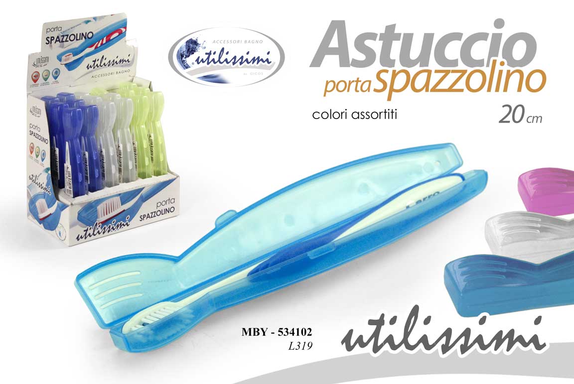 8025569534102 MBY/PORTA SPAZZOLINO ASS 20CM L-319 - immagine 1