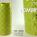 PORTA OMBRELLI 50 CM CERAMICA TONDO VERDE Portaombrelli CLASSICO MODERNO