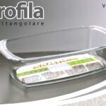 PIROFILA VETRO RETTANGOLARE TEGLIA FORNO ALTA ANTIADERENTE Lasagnera 24*13*7 cm