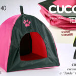 TENDA CUCCIA CANE GATTO ANIMALI PIEGHEVOLE MARE CAMPEGGIO GIARDINO CASA 43*40cm