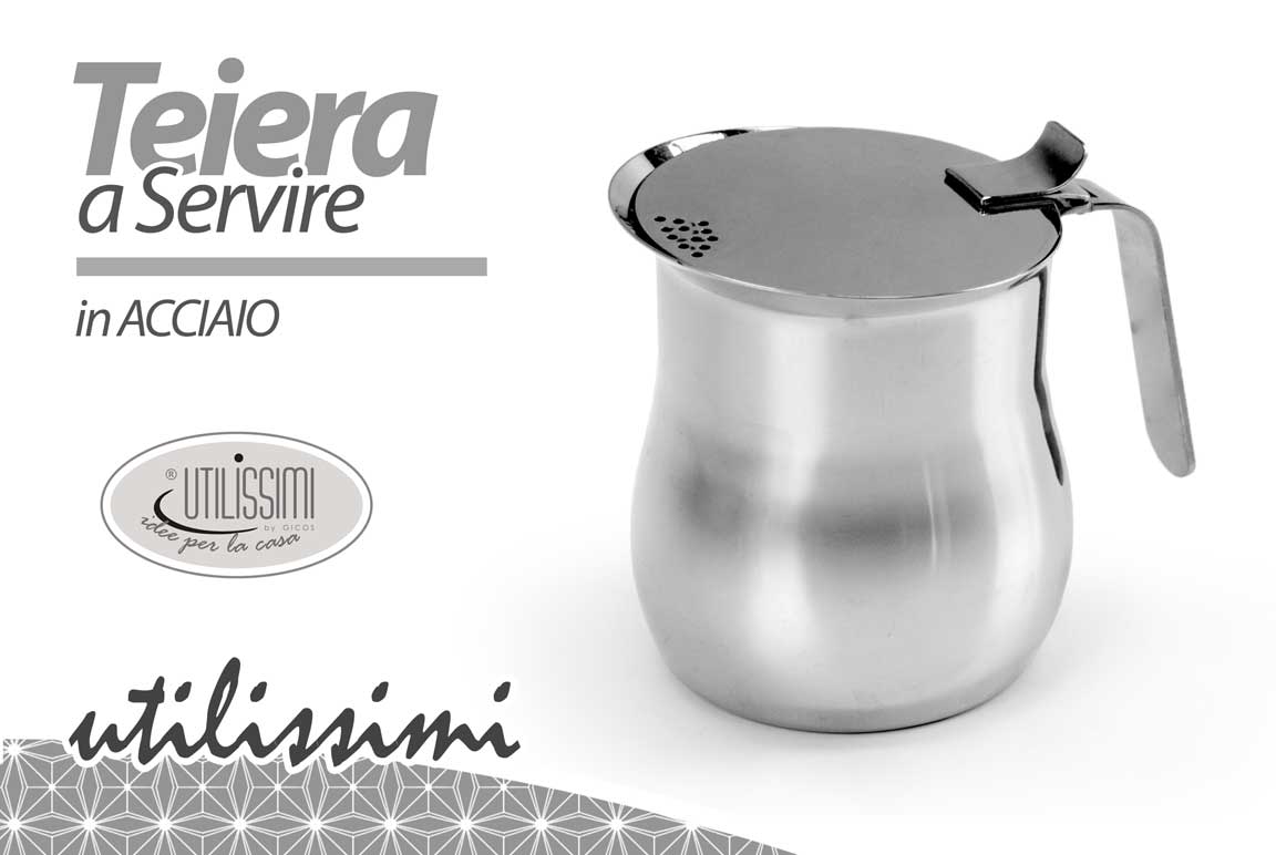 8025569598418 LATTIERA A SERVIRE 10 TAZZE BRICCO BOLLI LATTE ACQUA ACCIAIO Cappuccino 1000 ML - immagine 1