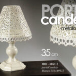 LANTERNA PORTACANDELA LAMPADA CASA GIARDINO EVENTI METALLO ANTICATO 35 cm
