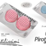 60 PIROTTINE DOLCI MUFFIN Cupcakes Biscotti PASTICCERIA CARTA MATT POIS 7-12 CM