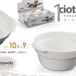 Ciotola aperitivo salse buffet porcellana bianca moderna monoporzione 10,5 cm