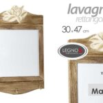 LAVAGNA LAVAGNETTA LEGNO 30*47CM RETTANGOLARE SEGNA POSTO CLASSICO MODERNO