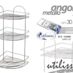 MENSOLA ORGANIZZA DOCCIA VASCA 3 RIPIANI ORGANIZER PORTA OGGETTI 28*24*52 cm
