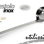 MESTOLO CHEF CUCCHIAIO CUCCHIAIONE LUNGO 30 CM UTENSILE CUCINA ACCIAIO DELUXE W