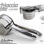 SCHIACCIA PATATE VERTURE LESSE MANUALE PRESSA FORI PASSATELLI Impugnatura 27 CM