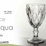 Calice Acqua BICCHIERE DA TAVOLA GAMBO BRILLANTE VINO Cocktail Drink 17CM 260CC