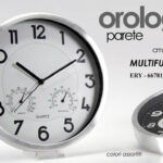 OROLOGIO DA PARETE CLASSICO MODERNO NUMERI GRANDI ELEGANTE MULTIFUNZIONE 31*4