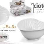 Ciotolina cuore dessert ciotola aperitivo buffet porcellana bianca moderna 9 cm