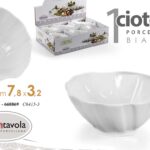 Ciotolina aperitivo buffet finger food dessert porcellana bianca moderna 7,8x3,2