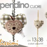 KTX/GANCIO C/3 CUORE 13X38CM ASS   KTX-2