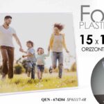 PORTA FOTO ORIZZONTALE 15*10 CM PLASTICA MODERNO PORTA LISTINO AZIENDA NEGOZIO