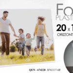 PORTA FOTO ORIZZONTALE 20*15 CM PLASTICA MODERNO PORTA LISTINO AZIENDA NEGOZIO