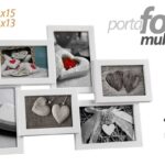 CORNICE PORTA FOTO MULTIPLO 3 POSTI 10*15 CM 3 POSTI 9*13 CM MODERNO DA PARETE