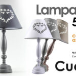 LUMETTO CUORE 50 CM SHABBY CHIC LAMPADA TAVOLO COMODINO Abat Jour LEGNO MODERNO