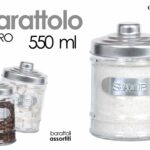 Barattoli Sale Zucchero Caffè Contenitori Vetro Barattolo 550 ML 15 cm