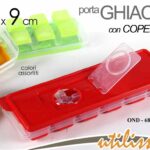 Stampo vaschetta ghiaccio cubetti NO-STICK estrazione facile plast ass 26*9