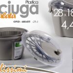ROBUSTA Centrifuga per insalata ASCIUGA LAVA VERDURA Strizza 4,4LT ASS 28*18cm