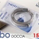 Tubo Flessibile Per Soffione Doccia 1,5 m Forte Cromato Attacco Universale Bagno