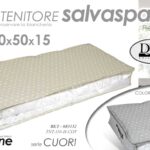 ORGANIZER CONTENITORE BASSO SOTTOLETTO BIANCHERIA CAMBIO VESTITI 100*50*15 CM
