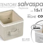CONTENITORE ORGANIZER ARMADIO CASSETTI SCATOLA SALVASPAZIO ACCESSORI RIGHE 15*17