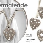 RACCOGLI TENDA Reggi LEGA FERMA Embrasse Fermatenda REGGITENDA CUORE CUORI 10 cm