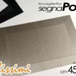 Tovaglietta americana segnaposto colazione pranzo tavola moderna pvc tr as 45x30
