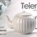 Teiera te tisane classica moderna vintage ceramica anticata color assortiti