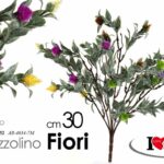 MAZZOLINO FIORI FINTI 40 CM ARTIFICIALE STELO RAMETTO PIANTA DECORATIVO RAMO ASS