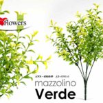 MAZZOLINO VERDE 35 CM MAZZO ARTIFICIALE STELO RAMOSCELLO RAMO PIANTA DECORATIVA