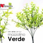 MAZZOLINO VERDE 35 CM ARTIFICIALE STELO RAMOSCELLO RAMO PIANTA DECORATIVA