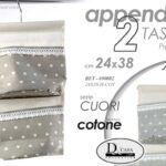 Organizer APPENDINO ARMADIO GRUCCIA Porta Oggetti Bagno Camera CUORE 24X38 cm
