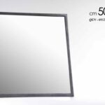 SPECCHIO DA PARETE 50*50 CM QUADRATO SPECCHIERA CORNICE MURO MODERNO CLASSICO