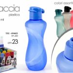BORRACCIA ACQUA PLASTICA SPORT PALESTRA SCUOLA BOTTIGLIA PORTATILE 23CM 500 ML
