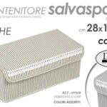 ORGANIZER ARMADIO CASSETTI SCATOLA SALVASPAZIO CONTENITORE BIANCHERIA 28*14*11cm