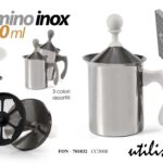 MONTALATTE SCHIUMALATTE MANUALE CAPPUCCINO SCHIUMA CREMINO ACCIAIO INOX 500 ML