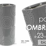 PORTA OMBRELLI CERAMICA TONDO CLASSICO MODERNO ARREDO Design GRIGIO 51*23 cm