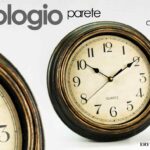OROLOGIO DA PARETE MURO MECCANISMO SILENZIOSO ANALOGICO Quarzo VINTAGE RETR 30cm