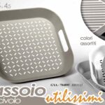 Vassoio antiscivolo cucina moderno portata colazione resistente acrilic as 35x35