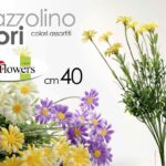 MAZZOLINO MARGHERITE ARTIFICIALE MAZZETTO MAZZO DECORAZIONE CASA EVENTI PLA 40cm