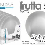 PIATTO PIATTI DOLCE FRUTTA 20CM PORCELLANA SAHARA COLORE BIANCO