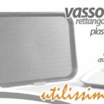 Vassoio rettangolare cucina buffet feste portata colazione resist acrilic 45*35